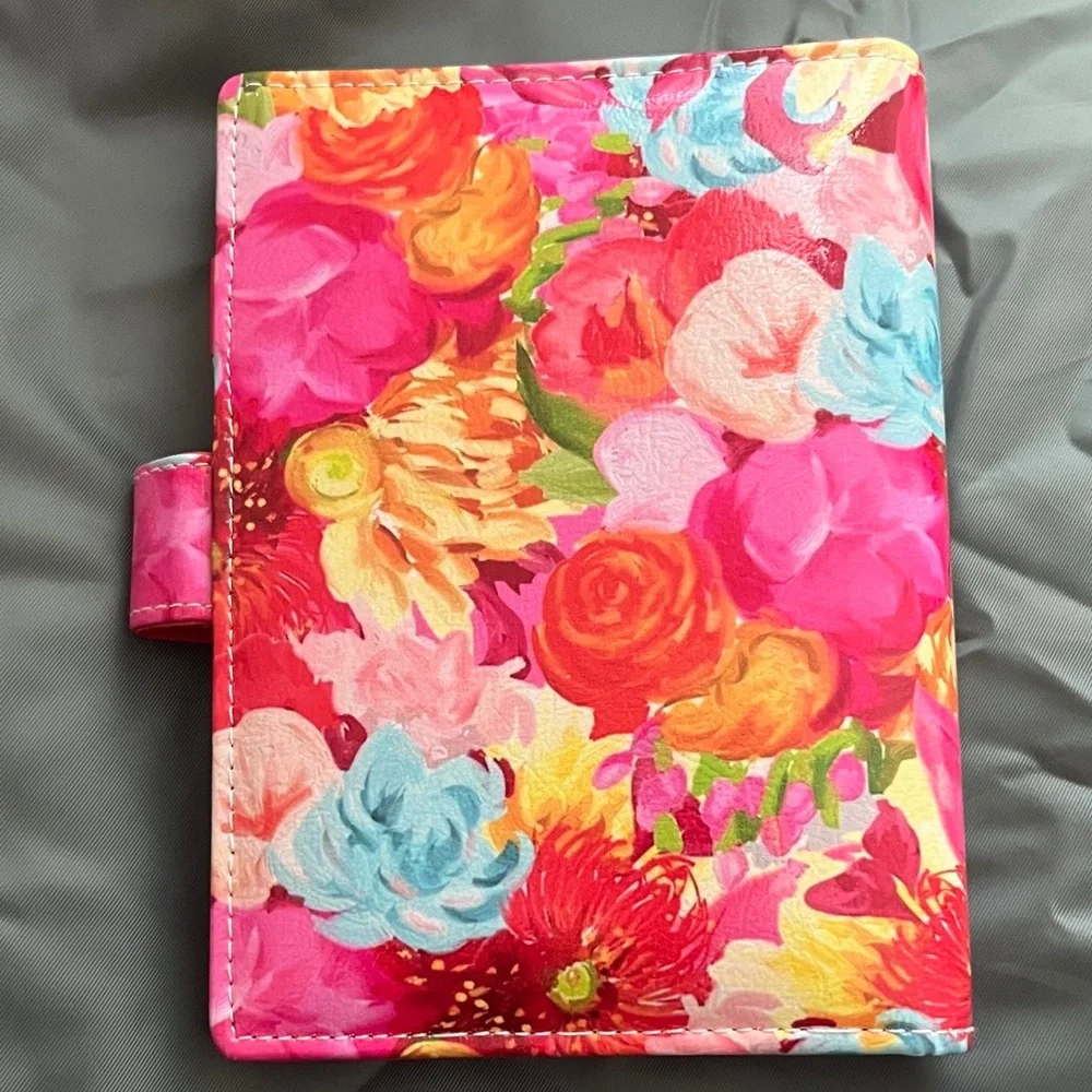 Floral Planner with Snap Closure